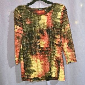 Notations, Autumn Multi Color, Top, Size: S